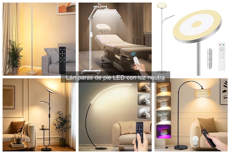 Errores comunes al elegir lámparas de pie LED con luz neutra