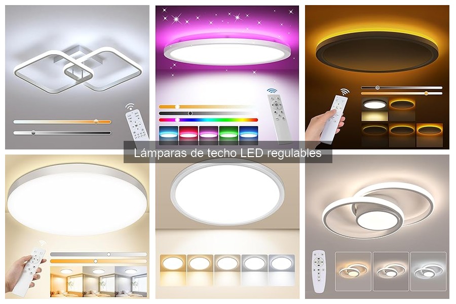 Errores comunes al elegir lámparas de techo LED regulables