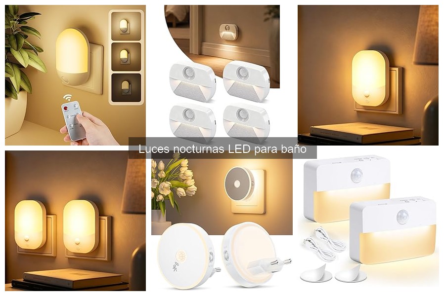 Errores comunes al usar luces nocturnas LED en el baño
