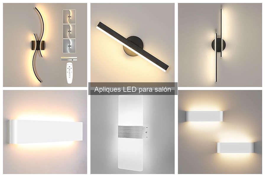 Estilos de Apliques LED para Salón: Guía 2023