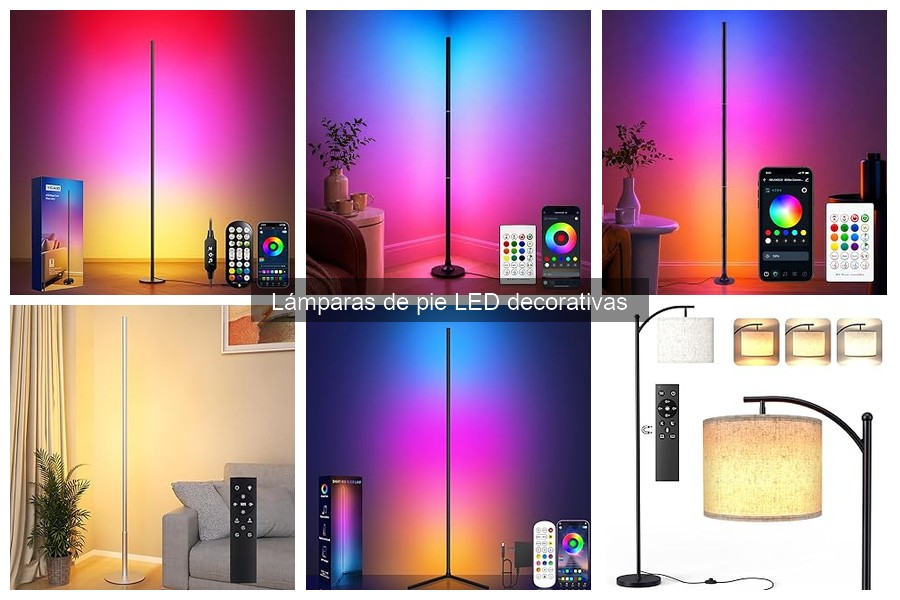 Estilos de lámparas de pie LED para cada ambiente del hogar