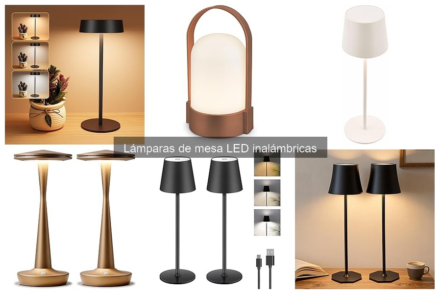 Experiencias de usuarios con lámparas de mesa LED inalámbricas