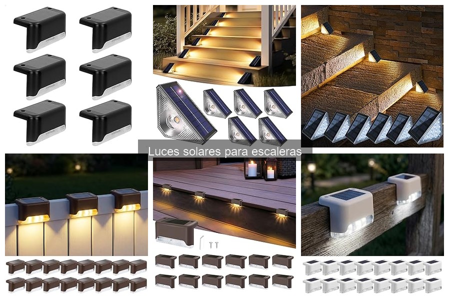 Experiencias reales con luces solares para escaleras