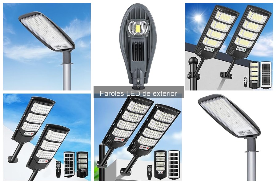 Faroles LED de exterior más eficientes energéticamente