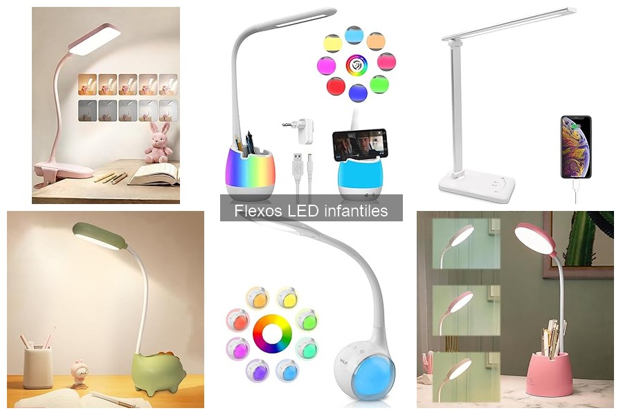 Flexos LED infantiles con control remoto: las mejores opciones