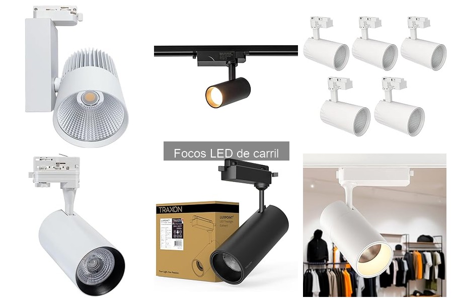 Focos LED de Carril Recomendados para Exteriores