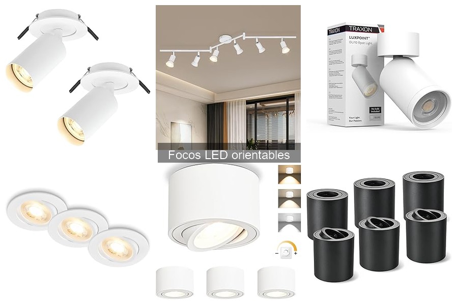 Focos LED Orientables: Características y Beneficios