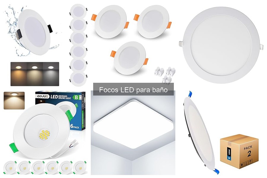 Focos LED para baño con control remoto: Guía y opciones