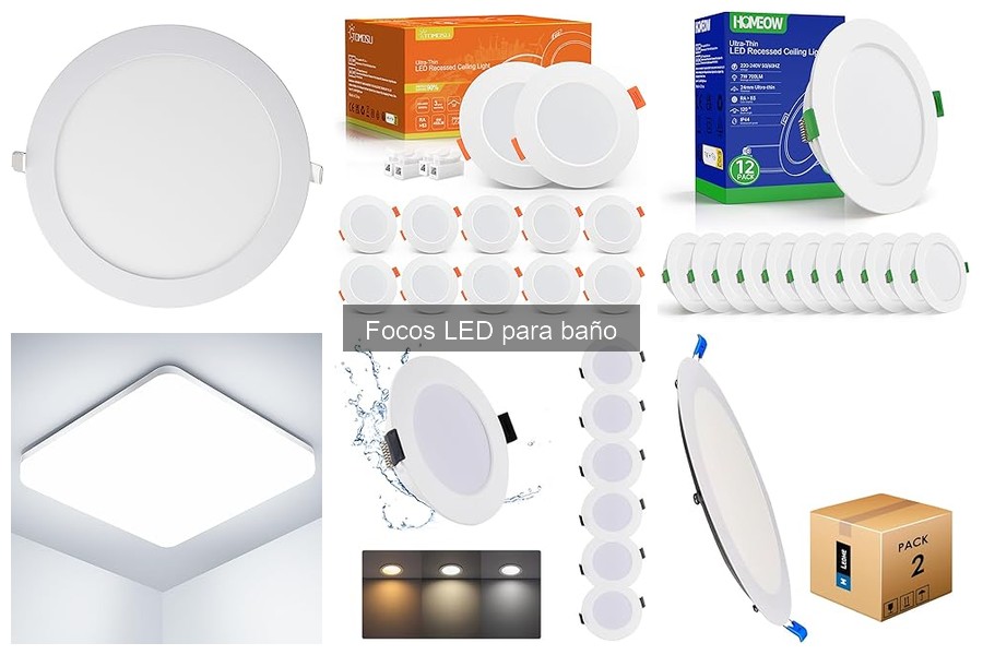Focos LED para baño: ¿Qué son y por qué elegirlos?