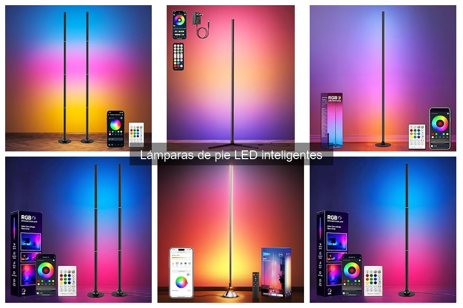 Funcionalidades Avanzadas de Lámparas de Pie LED Inteligentes