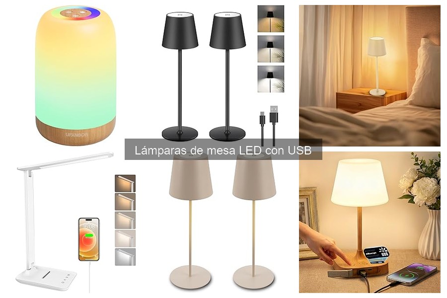 Guía de compra de lámparas de mesa LED con USB para tu hogar
