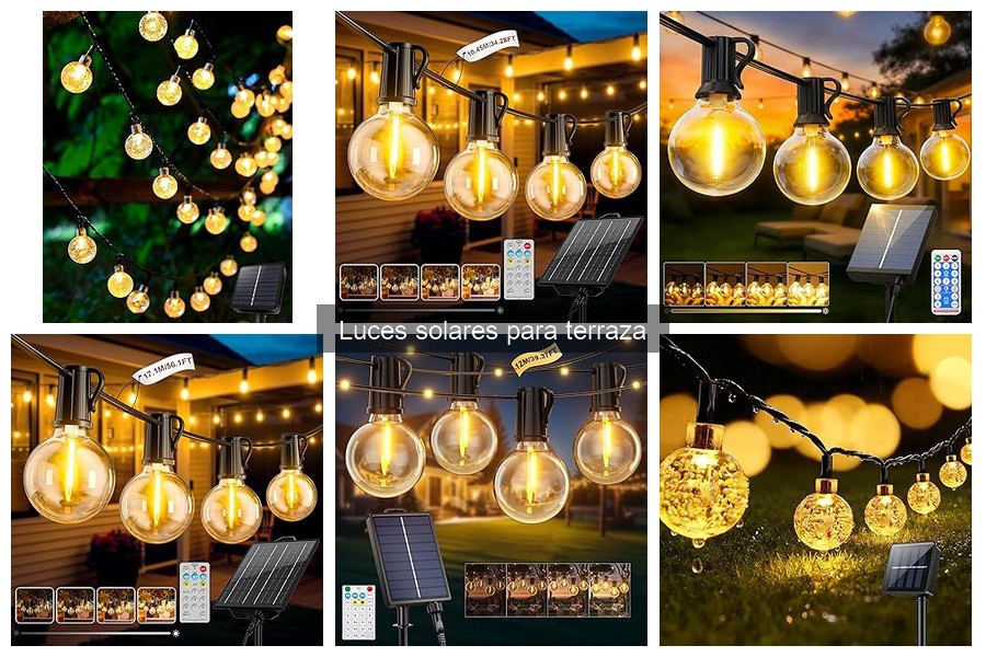 Guía de compra de luces solares para terraza