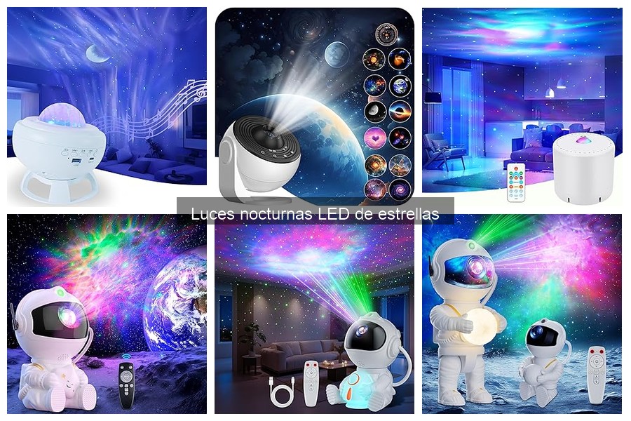Guía de Instalación de Luces Nocturnas LED de Estrellas
