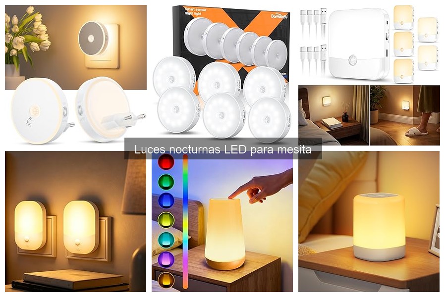 Guía de Instalación de Luces Nocturnas LED en la Mesita