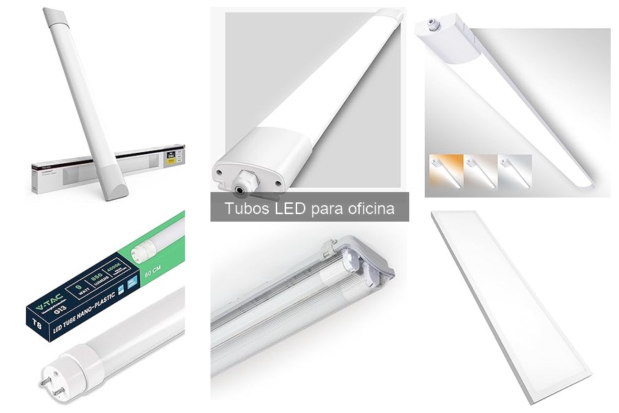 Guía de instalación de tubos LED para oficina