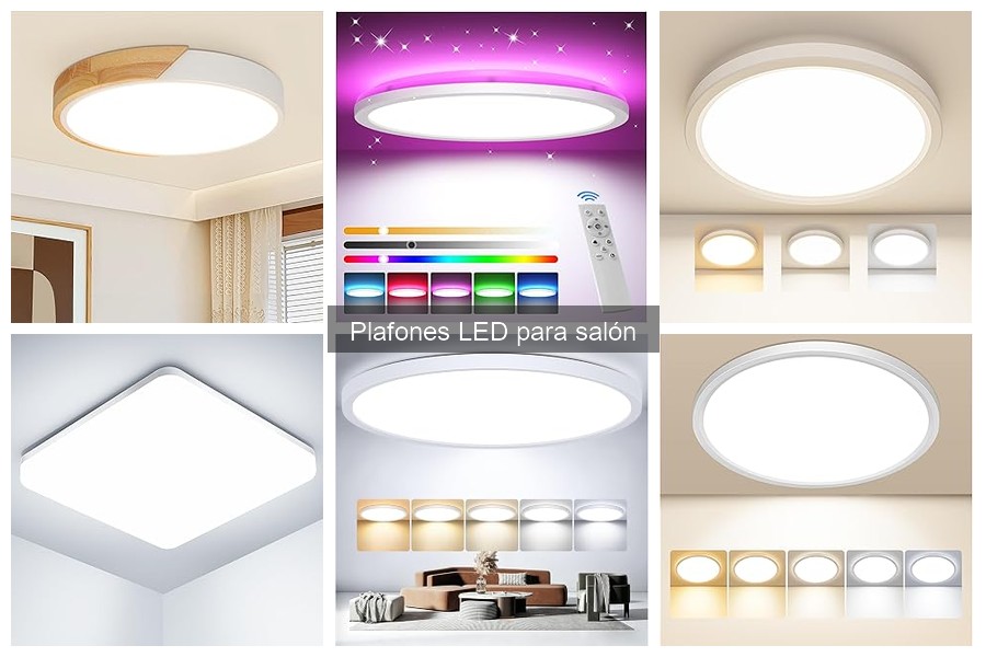 Guía de instalación para un plafón LED en el salón