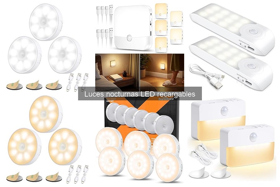 Guía de Mantenimiento para Luces Nocturnas LED Recargables