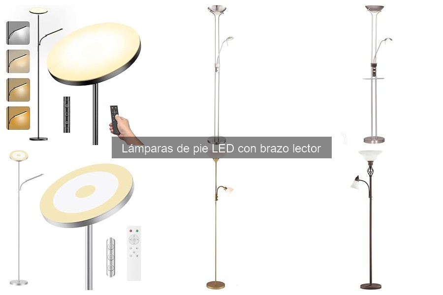 Guía para elegir la mejor lámpara de pie LED con brazo lector