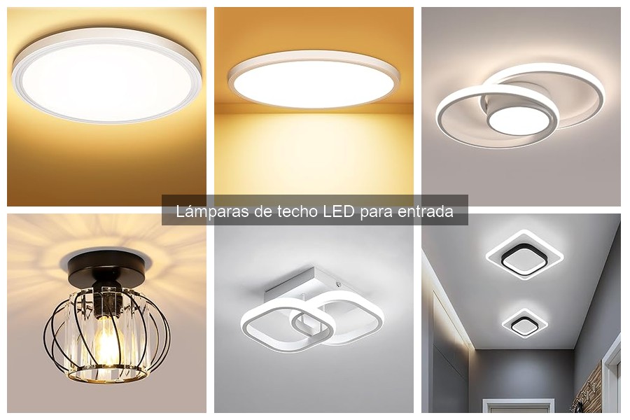 Guía para elegir lámparas de techo LED para la entrada