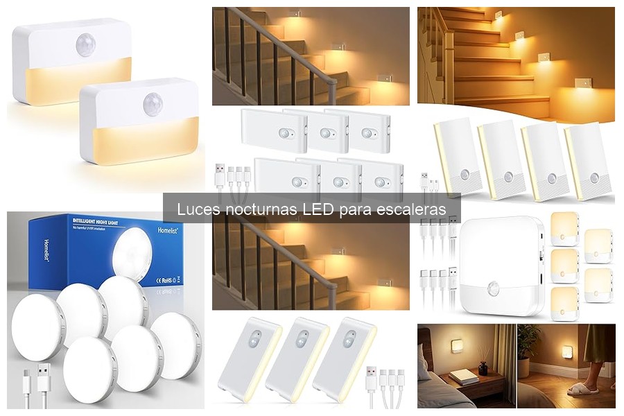 Guía para elegir luces nocturnas LED para escaleras