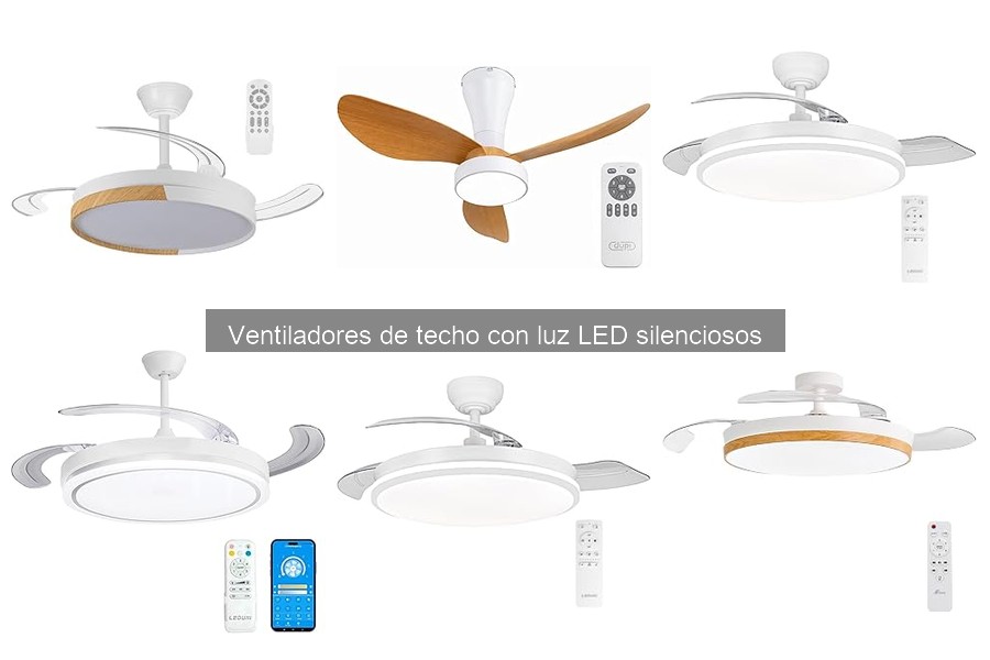 ** Guía para Elegir Ventiladores de Techo con Luz LED Silenciosos