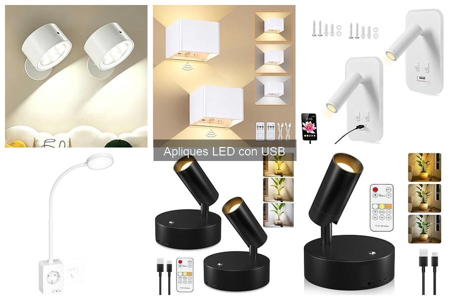 ** Guía para instalar apliques LED con USB en casa