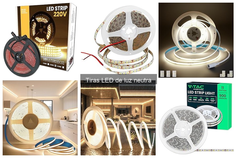 Guía para instalar tiras LED de luz neutra en casa