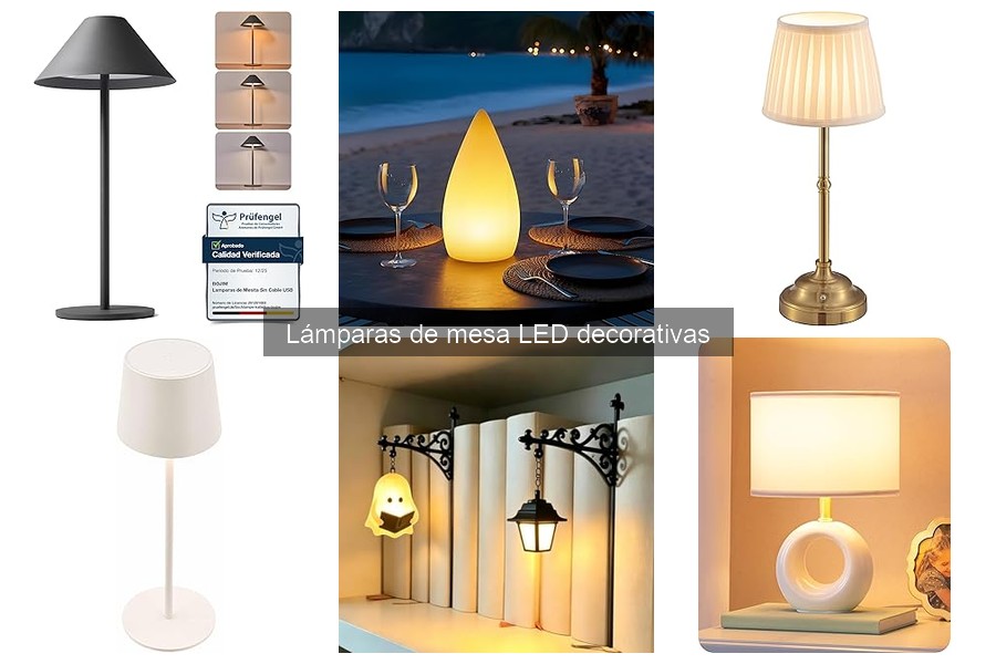 Ideas Creativas de Decoración con Lámparas de Mesa LED