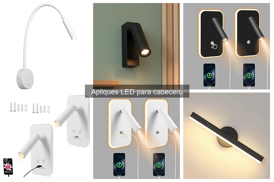 Ideas creativas para decorar con apliques LED en el cabecero