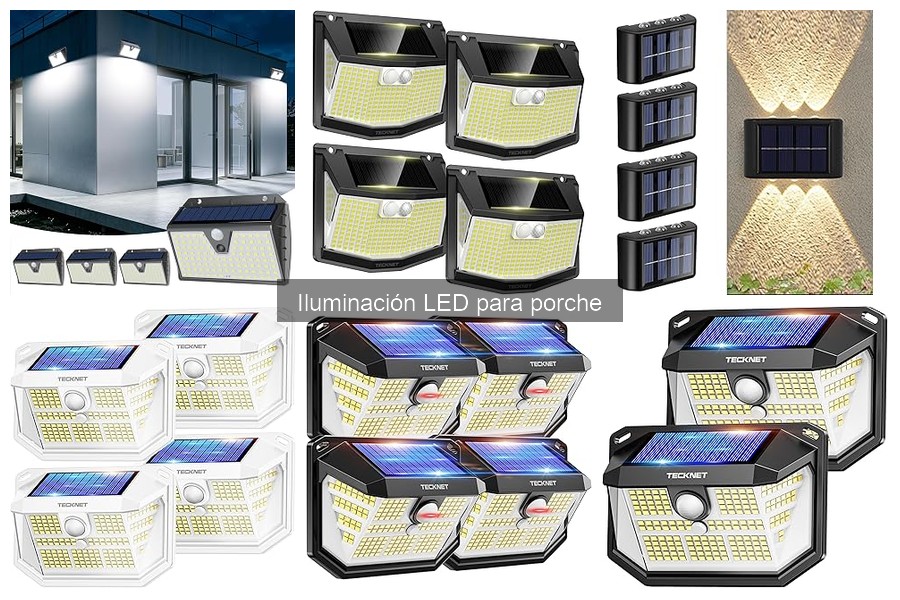Iluminación LED para Porche: Beneficios y Características