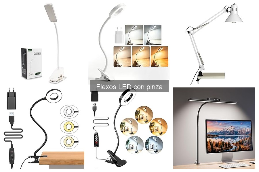 Instalación fácil de flexos LED con pinza para tu hogar