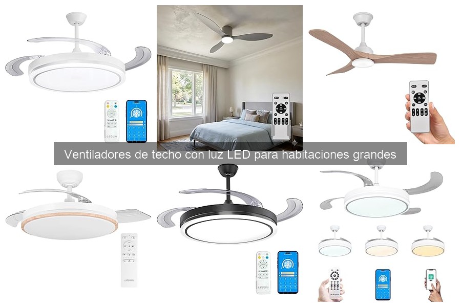 Instalación Fácil de Ventiladores de Techo con Luz LED