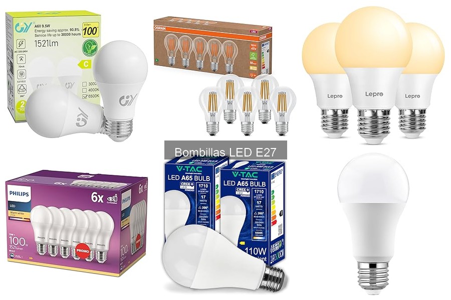 La potencia ideal de bombillas LED E27 para tu cocina