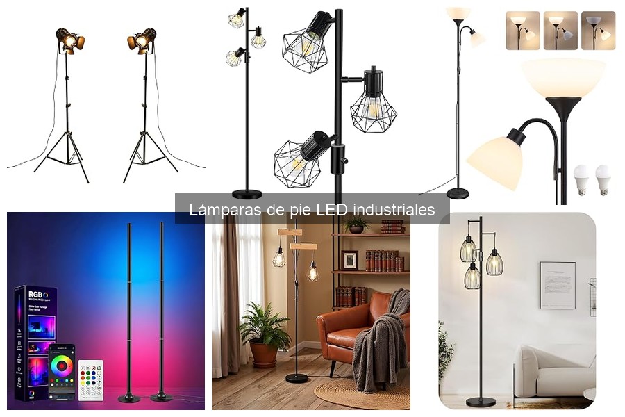 Lámparas de pie LED industriales vs. tradicionales: ¿Cuál elegir?