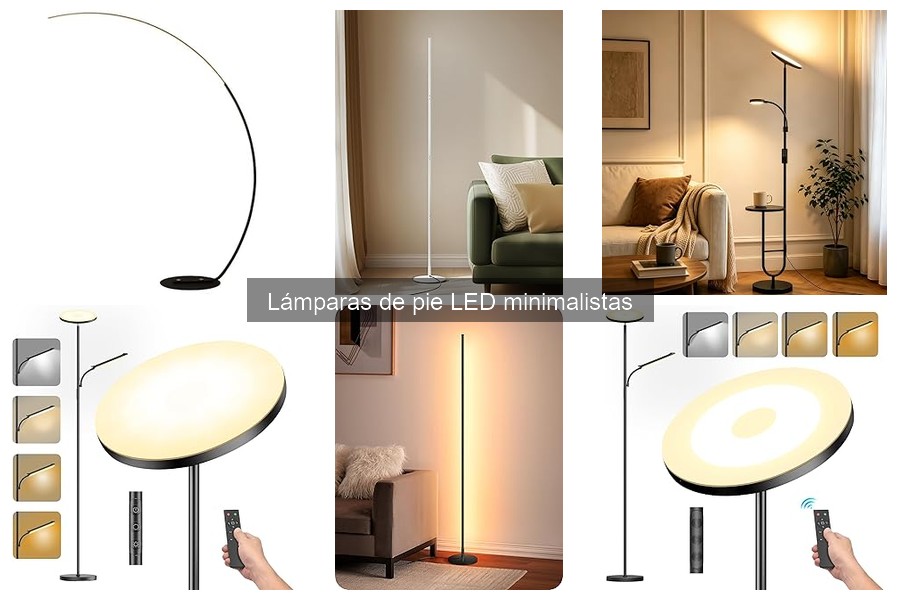 Lámparas de Pie LED Minimalistas: Características y Beneficios