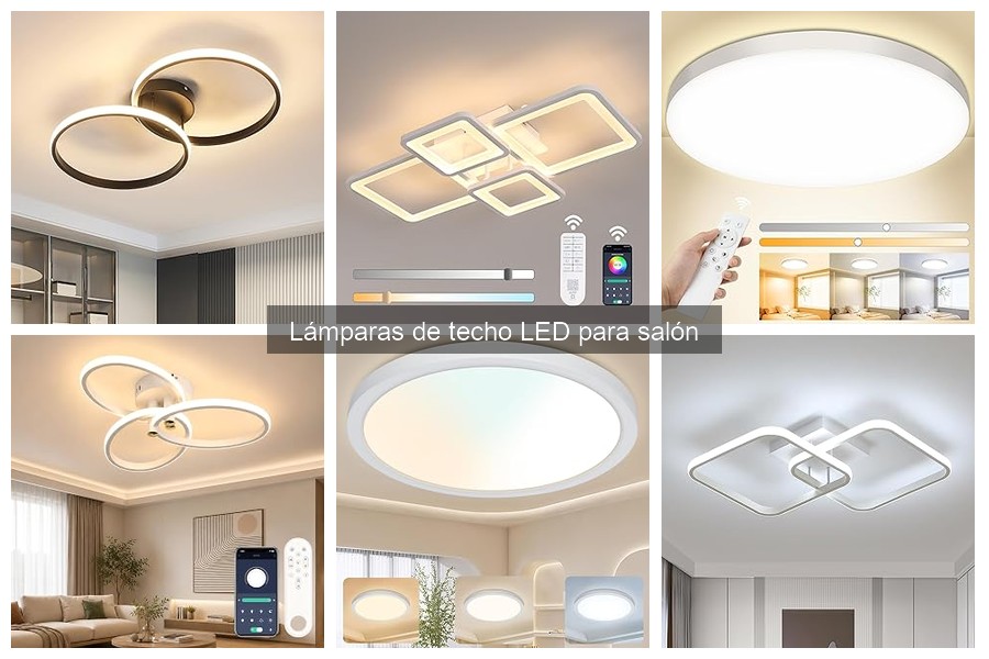 Lámparas de techo LED con control smart: ¿merecen la pena?