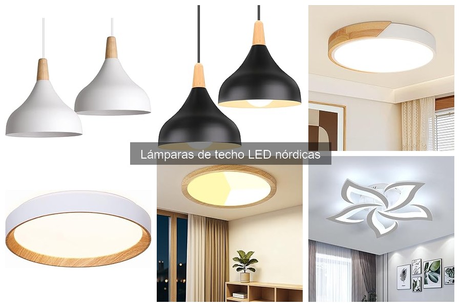 Lámparas de Techo LED Nórdicas: Impacto Ambiental y Eficiencia