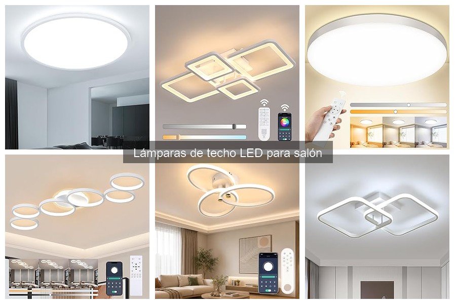 Lámparas de Techo LED para Salón: ¿Qué Son y Sus Beneficios?