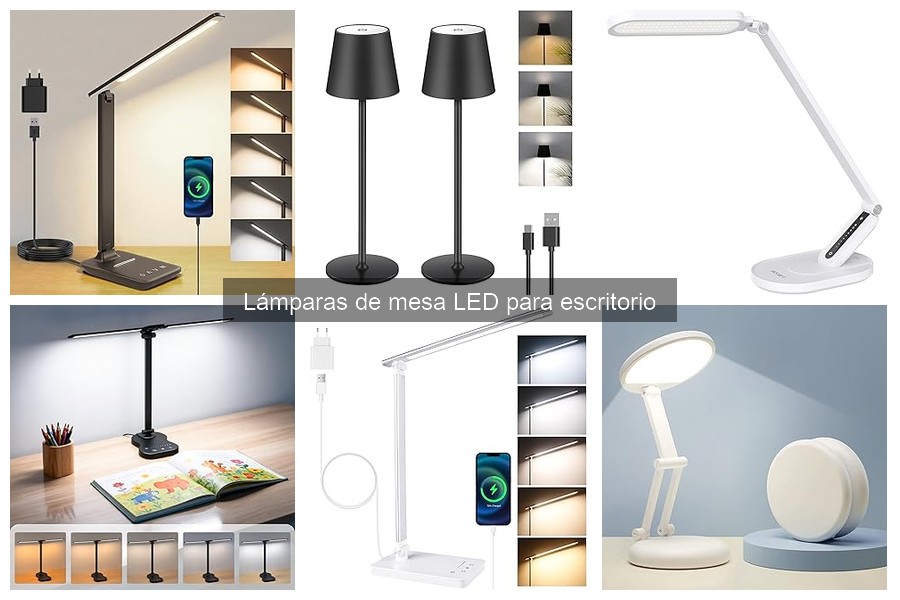 Las Mejores Ofertas en Lámparas de Mesa LED para Escritorio