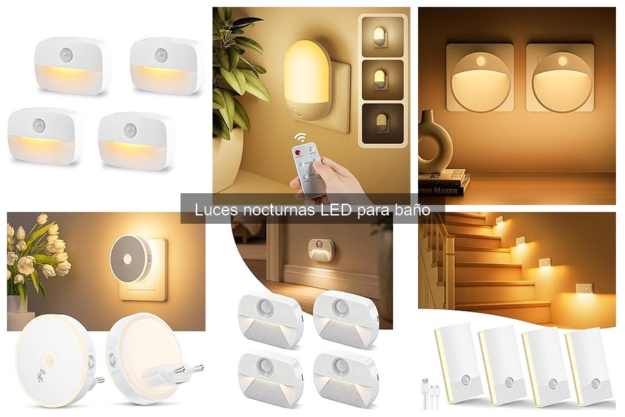 ** Luces Nocturnas LED para Baño: ¿Qué Son y Características?