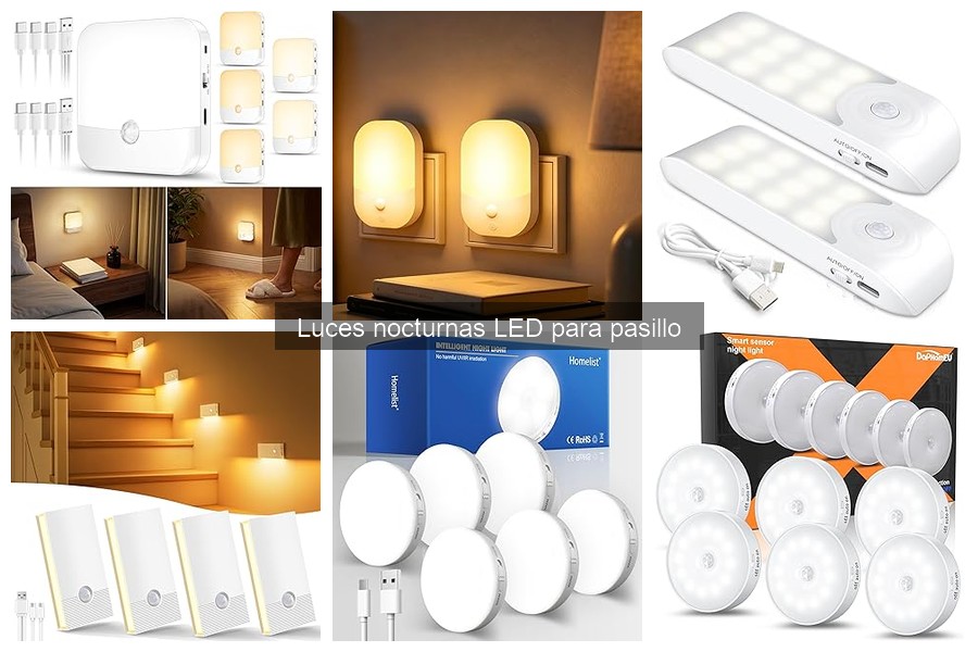 Luces Nocturnas LED para Pasillo: Características y Beneficios