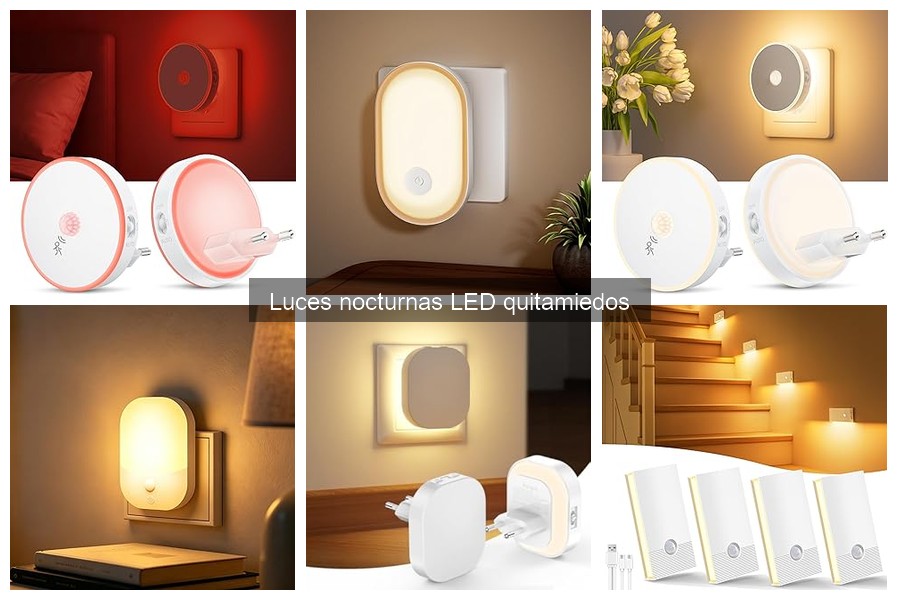 Luces Nocturnas LED Quitamiedos: Características y Beneficios
