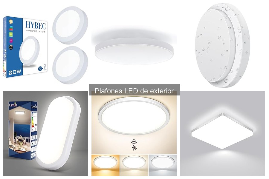 Luminosidad ideal de plafones LED para jardines