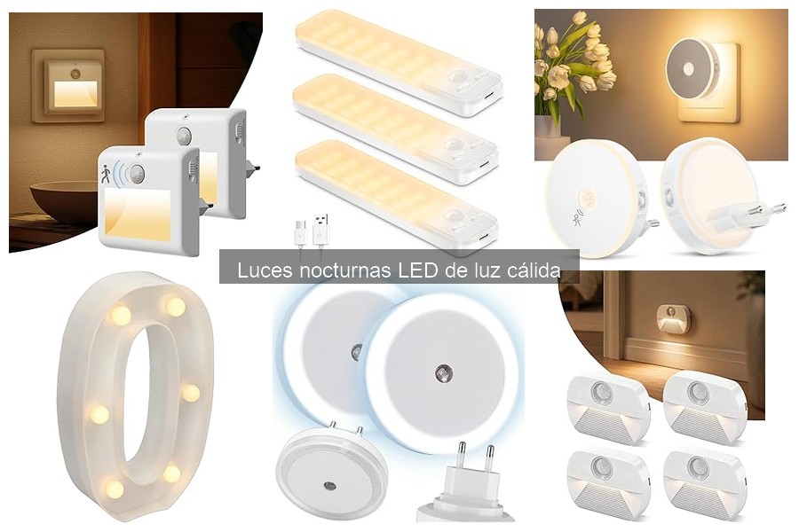 Mantenimiento de luces nocturnas LED de luz cálida: consejos útiles