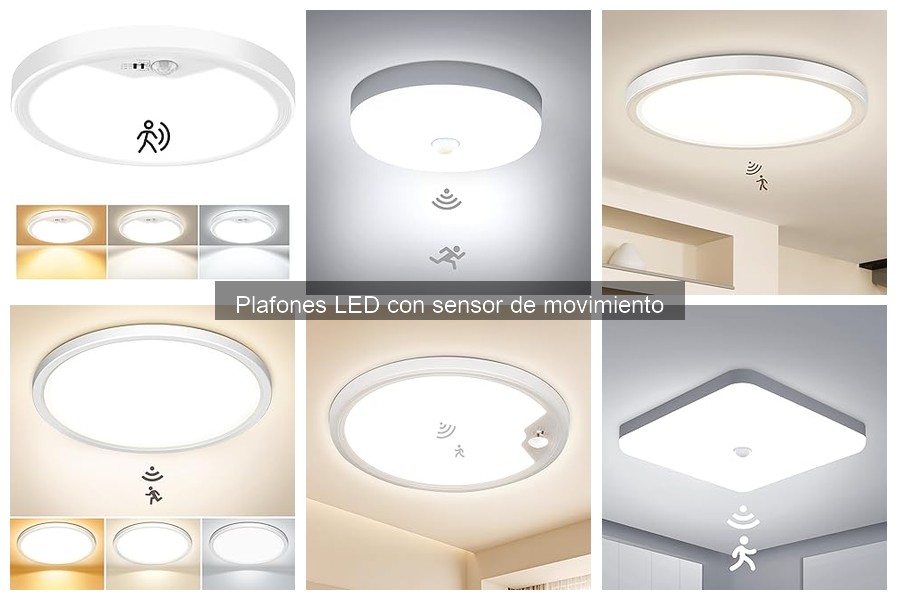 Mantenimiento de Plafones LED con Sensor de Movimiento