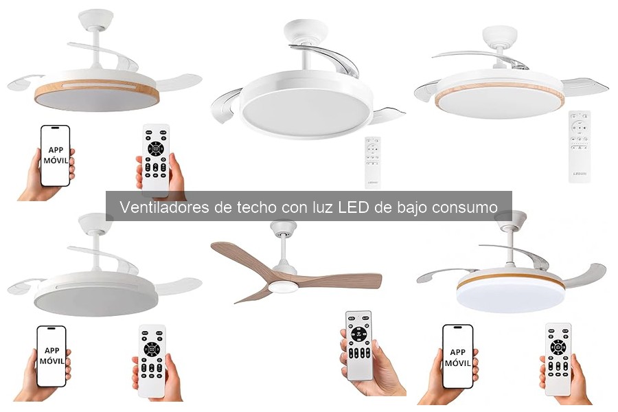Mantenimiento de Ventiladores de Techo con Luz LED Eficiente