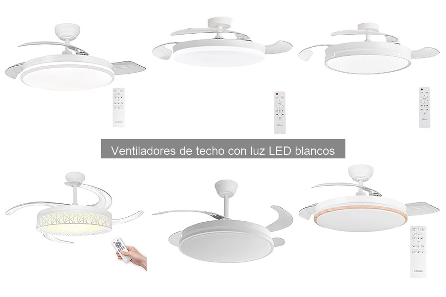 Mantenimiento óptimo de ventiladores de techo con luz LED