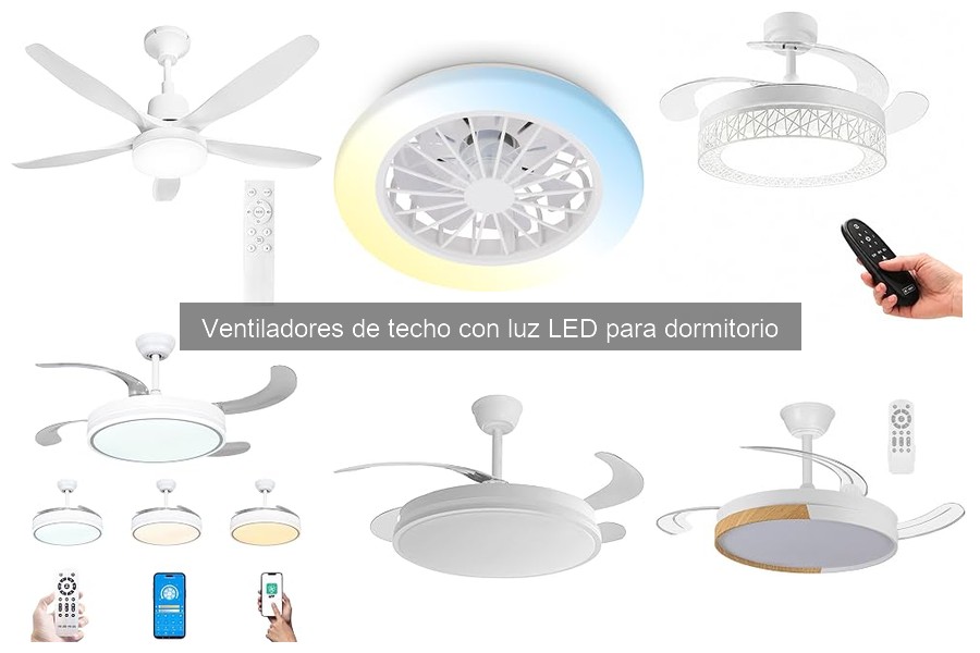 Mantenimiento práctico para ventiladores de techo con luz LED