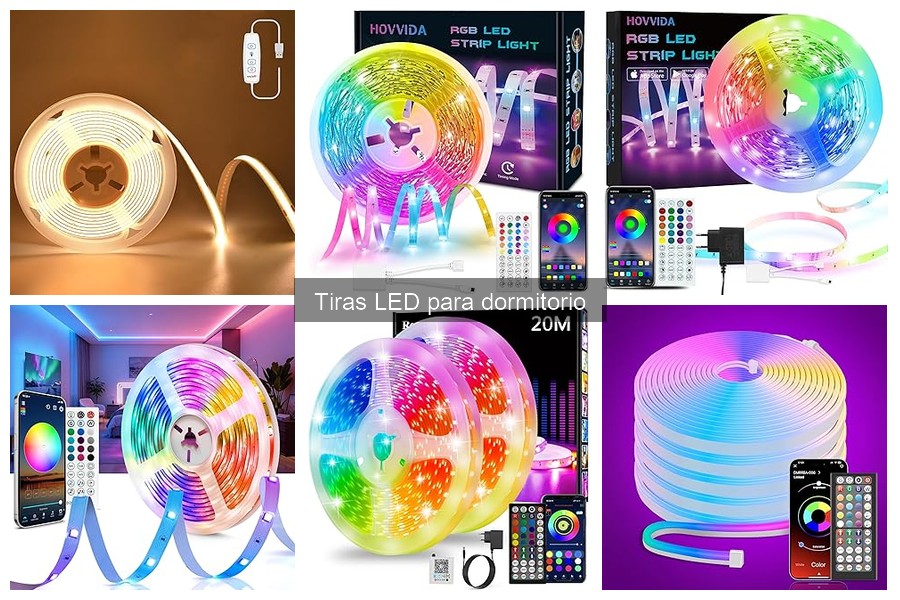 Mejora el ambiente de tu dormitorio con tiras LED adecuadas