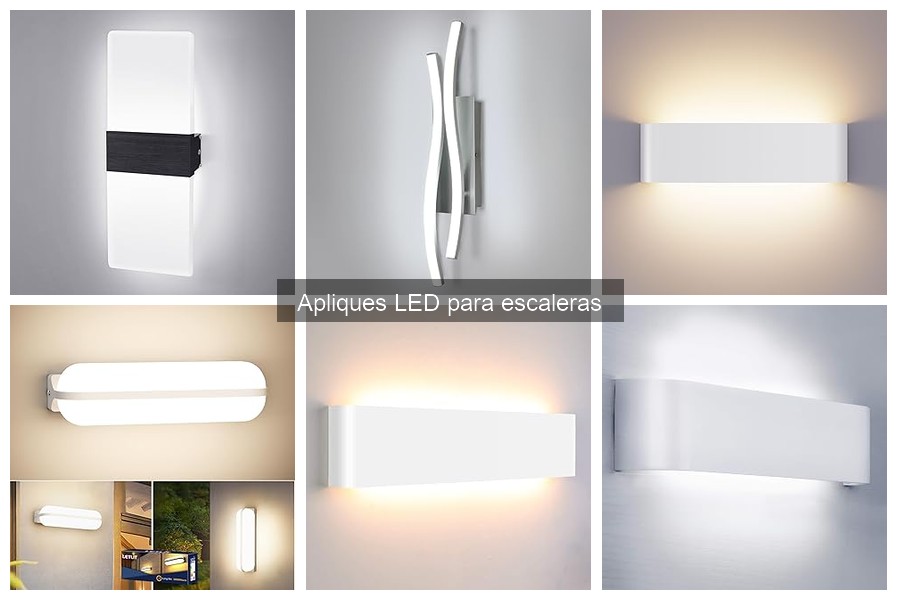 Mejora la iluminación de escaleras con apliques LED
